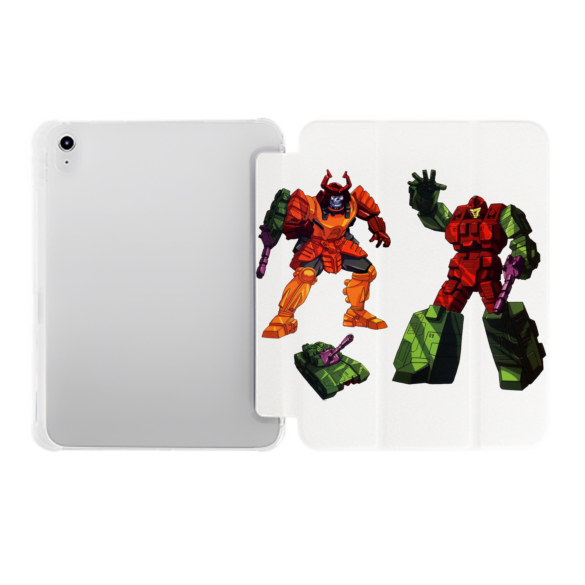 （画像用）  IPad ケース ペン収納付き 三つ折りスタンド PUレザー×シリコン 対応機種9.5/10.5/10.9インチ